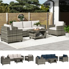 6 Pieces Rattan Garden