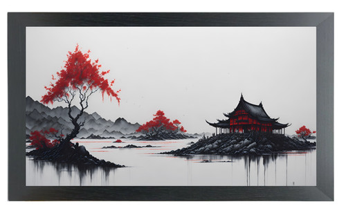 Picture frame wooden - wooden, wall