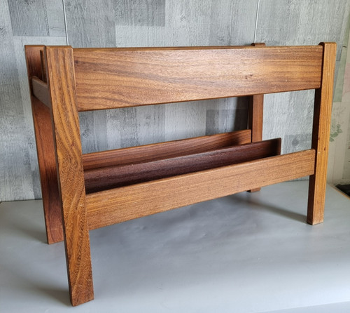 Vintage mcm teak wood - vintage, magazine