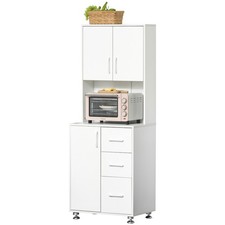 HOMCOM Modern Kitchen Cupboard