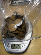 Pre decimal pennies coin - pennies,