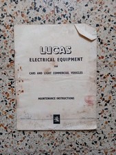 LUCAS ELECTRICAL EQUIPMENT