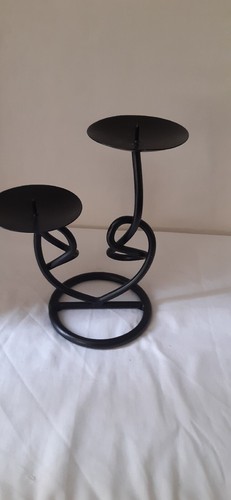Solid metal knotted - metal, stem