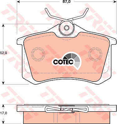 Brake pad set disc - pad,