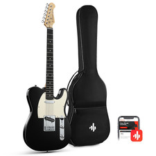 ?Donner DTL-100 Electric Guitar Telecaster TSS Pickups Solid Body Gig Bag Black