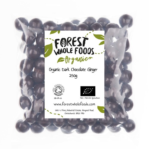 Organic dark chocolate ginger - dark,