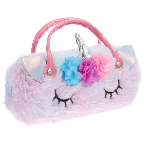Cute plush unicorn - cute, glasses