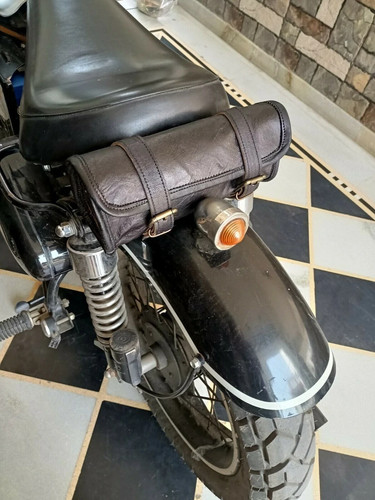 Black genuine leather - black,