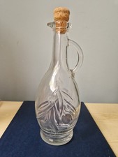 Glass  Oil Vinegar Vinaigrette  Bottle  Drizzler Dispenser Pourer     23 cms.   