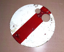 B.R. HOME GROUND SIGNAL DISC   15½"  Some chipping, overpainted   #11