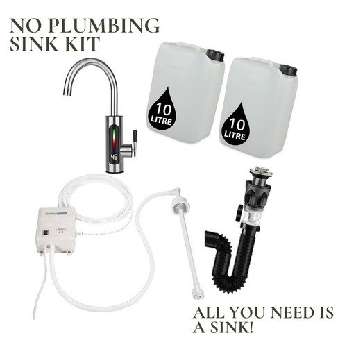 Plumbing sink kit electric - sink,
