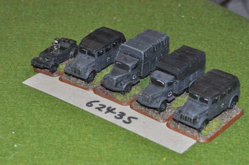 15mm ww2 german 4 trucks - /,