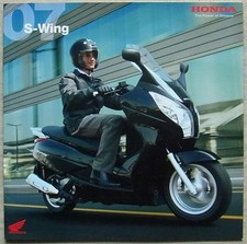 HONDA S WING 125 SCOOTER Sales Brochure For 2007