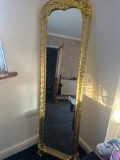 Ornate Gold Full Length Mirror