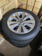  VW Golf Alloy Wheel, Bridgestone 205/ 55/16  91V Premium  T005 Tyre