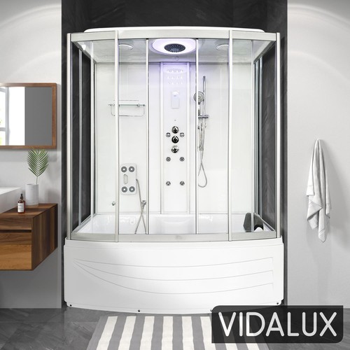 Steam shower whirlpool bath - steam,