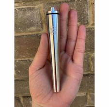 Silver metal cone holder tube - holder,
