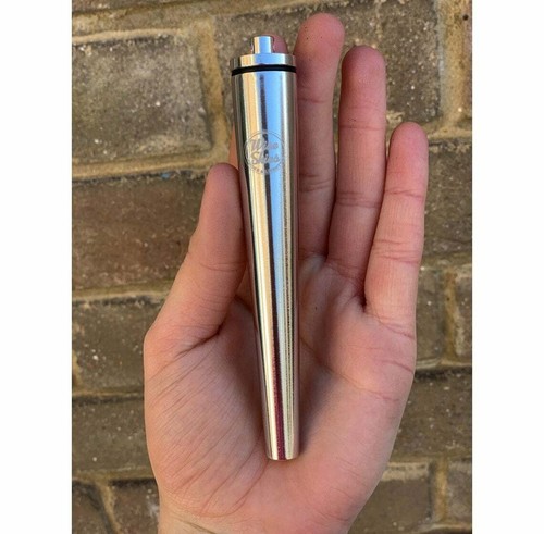 Silver metal cone - silver, tube