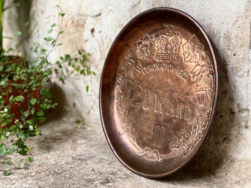 Antique copper king edward vii - copper,