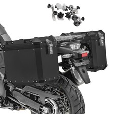 Aluminium panniers set for - aluminium,