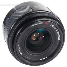 Minolta 28mm f2.8 for Sony Alpha a33 a55 a77 a100 a230 a280 a380 a550 a850 a900