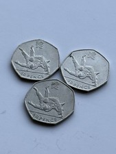 2011 Judo 50p Fifty Pence
