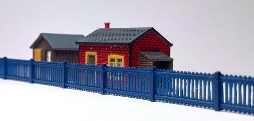 Gauge fences pieces scale - n,