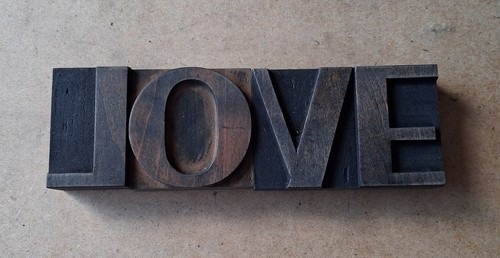 Group wooden letterpress - group, of
