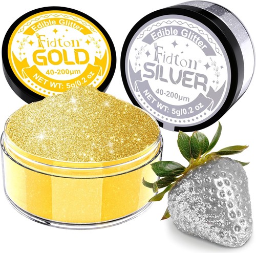 Edible glitter for drinks - glitter, &