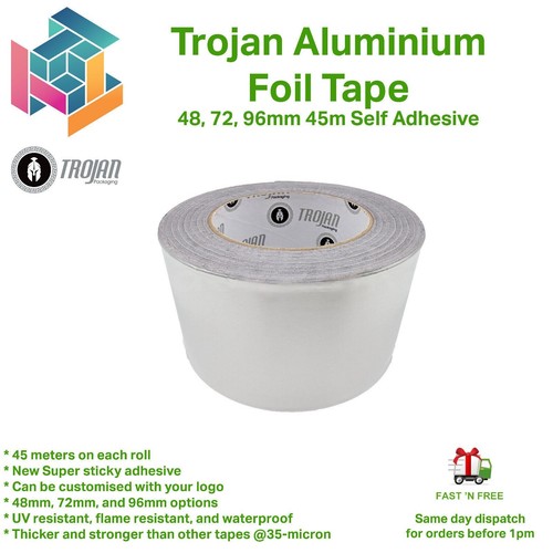 Aluminium foil tape rolls - aluminium,