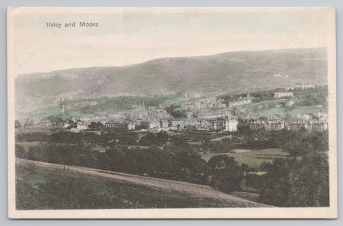Ilkley and moors - and, view