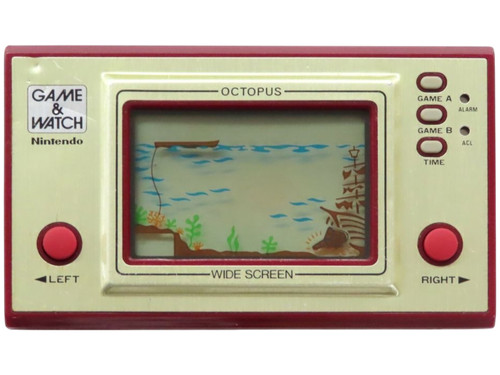 Nintendo game watch octopus - game, &