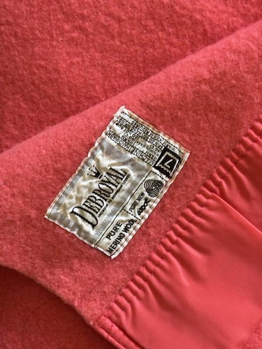 Debroyal merino wool coral - wool,