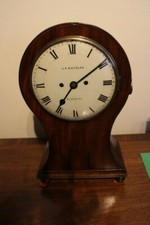 Mahogany Twin Fusee Regency Bracket Clock By J Nicholas Daventry 