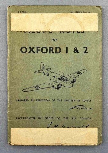 Airspeed oxford 2 pilots - airspeed,
