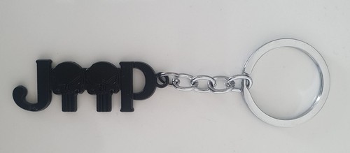 Metal skull pendant - skull, key