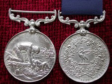 Replica Copy Liverpool Shipwreck and Humane Society Marine Medal Full Size Aged 
