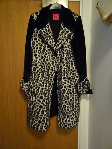 Leopard print women coat - print,