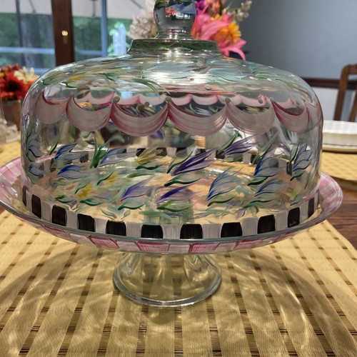 Beautiful hand painted glass