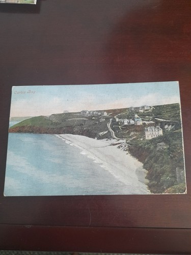 Old postcard carbis bay - carbis,
