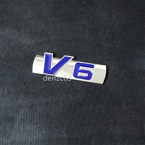 Blue silver chrome metal - chrome, v6