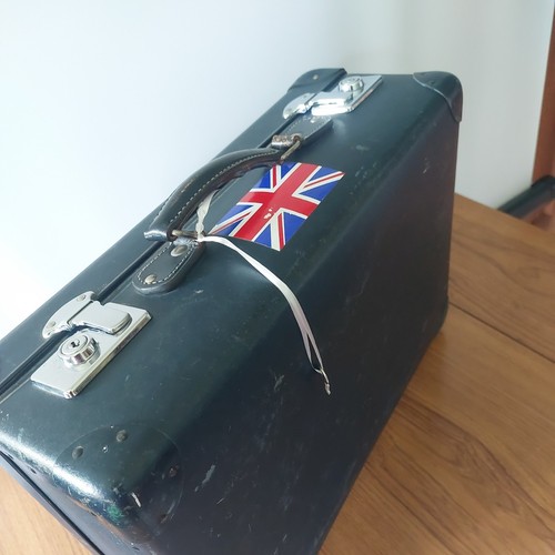 Vintage globetrotter navy blue - navy,