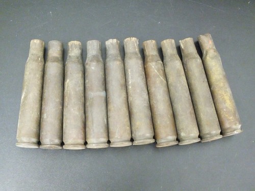 Vintage trench art shells - 10,
