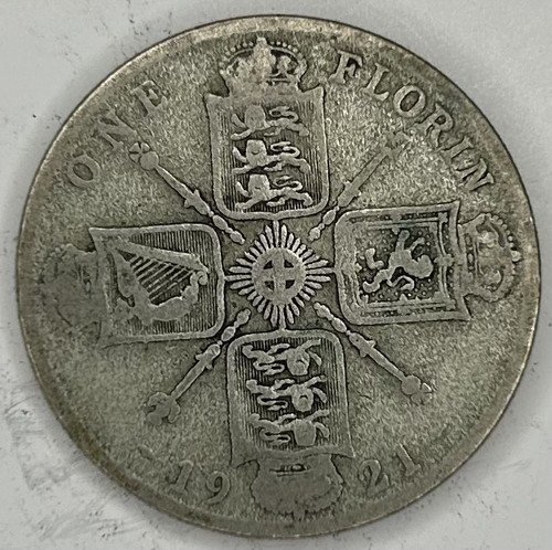George silver florin 1921 - george,