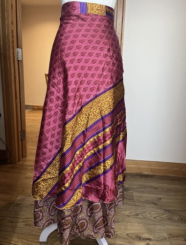 Recycled silk saree - recycled,