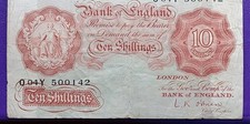 Ten Shilling Note. L.K.O'Brein