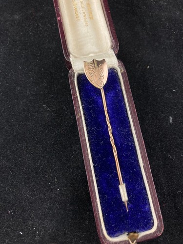 Antique 9ct gold - gold, stick