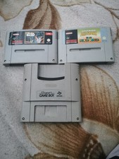 3 x super Nintendo Cartridges