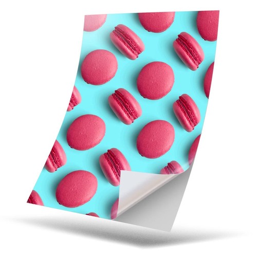 Vinyl sticker pink - x,