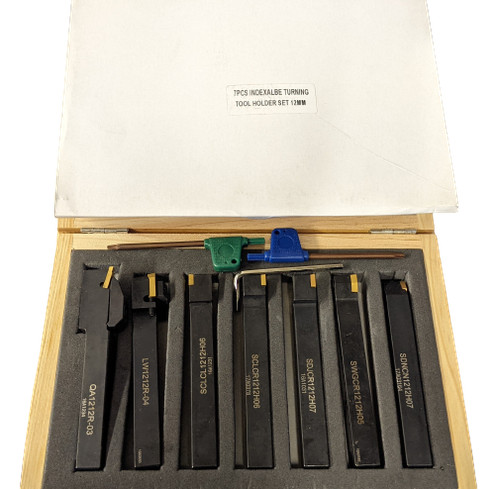 Lathe tools 7pcs indexable - 7pcs,